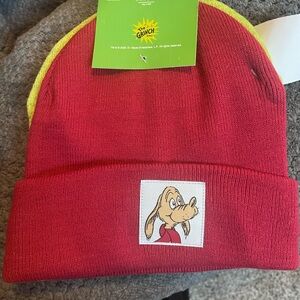 Grinch beanie set